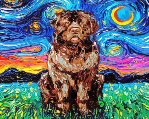 Brown Newfoundland Diamond Painting