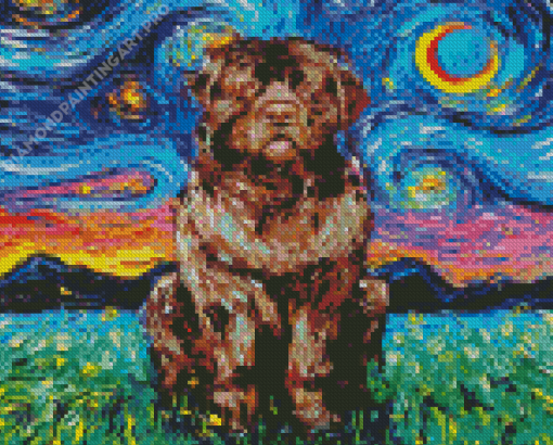 Brown Newfoundland Diamond Painting