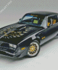 Burt Reynolds Pontiac Firebird Diamond Painting