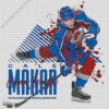 Cale Makar Player Art Diamond Painting