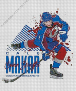 Cale Makar Player Art Diamond Painting