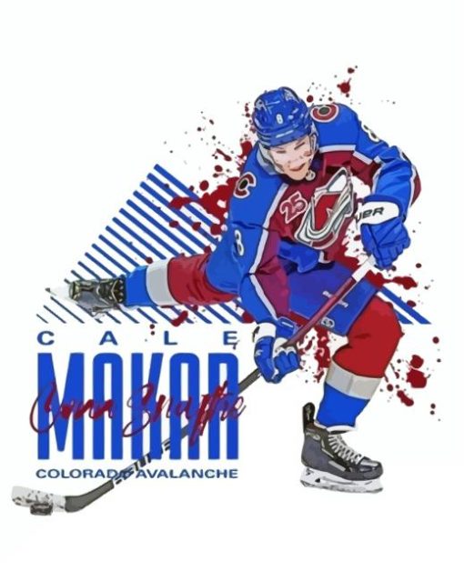 Cale Makar Player Art Diamond Painting