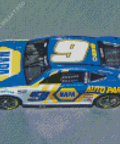 Chase Elliott Car Driver Diamond Painting