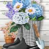 Checkered Garden Boots Diamond Painting