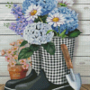 Checkered Garden Boots Diamond Painting