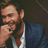 Chris Hemsworth Laughing Diamond Painting