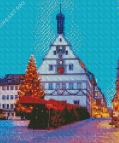 Christmas Rottenburg Au Da Tauber Diamond Painting