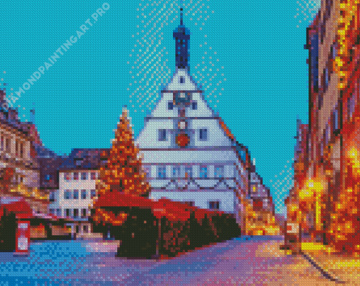 Christmas Rottenburg Au Da Tauber Diamond Painting