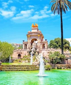 Ciutadella Park In Spain Diamond Painting