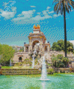 Ciutadella Park In Spain Diamond Painting