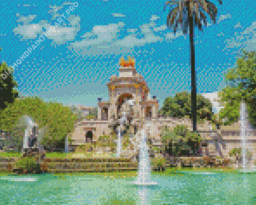 Ciutadella Park In Spain Diamond Painting