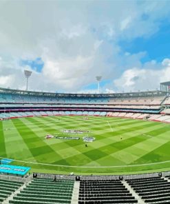 Cricket Stadium Building Diamond Painting