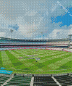 Cricket Stadium Building Diamond Painting