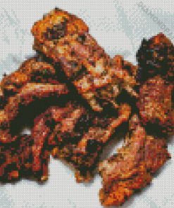 Crispy Fried Ribs Diamond Painting