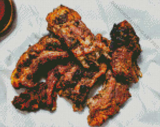 Crispy Fried Ribs Diamond Painting