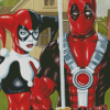 Deadpool And Harley Quinn Dc Comics Diamond Painting