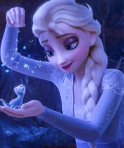 Disney Frozen Elsa And Bruni Diamond Painting