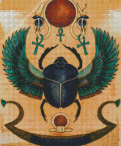 Egyptian Scarab Art Diamond Painting