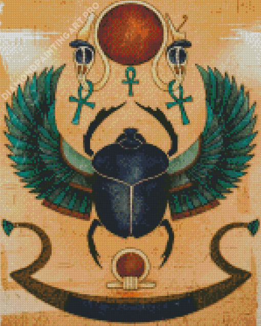 Egyptian Scarab Art Diamond Painting