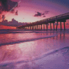 Florida Beach Jacksonville Pier Diamond Painting