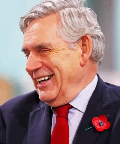 Gordon Brown Laughing Diamond Painting