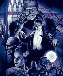 Horror Hollywood Monsters Diamond Painting