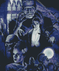 Horror Hollywood Monsters Diamond Painting