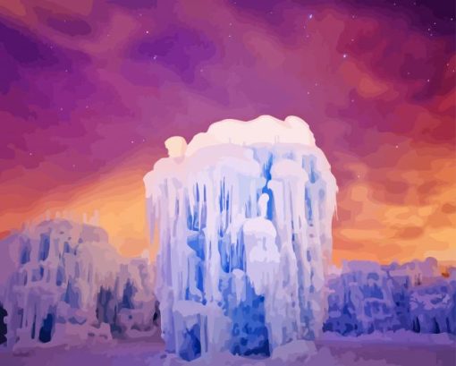 Ice Castles In Midway Utah Diamond Painting