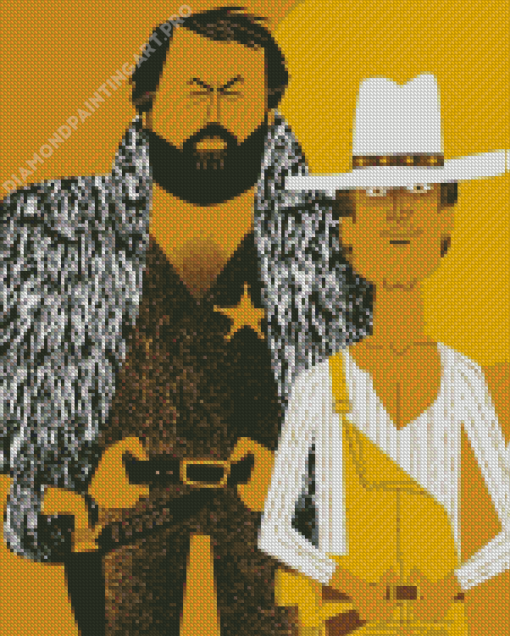 Terence Hill And Bud Spencer Diamond Painting