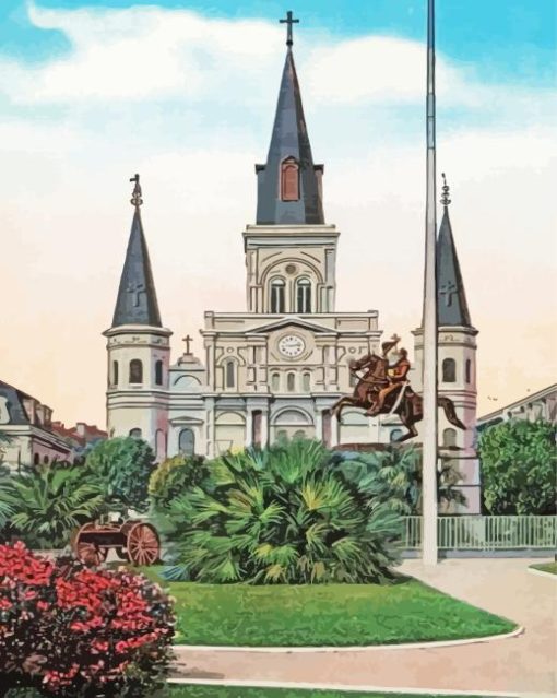 Jackson Square New Orleans Diamond Painting