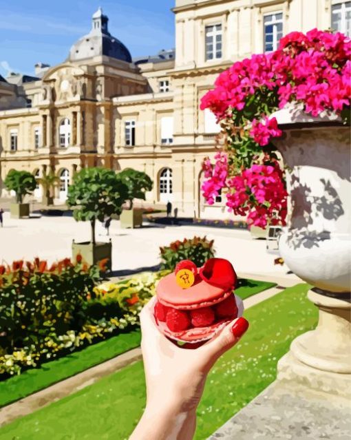 Jardin Du Luxembourg View Diamond Painting
