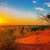 Kalahari Desert At Sunset Diamond Painting