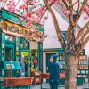 Librairie Shakespeare And Company Diamond Painting