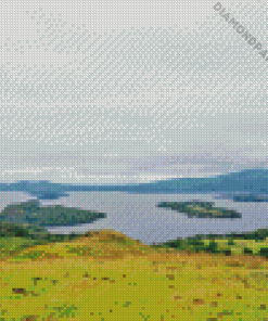 Loch Lomond National Park Scotland Diamond Painting