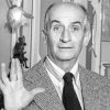 Louis De Funes in Black And White Diamond Painting