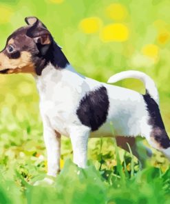 Miniature Fox Terrier Puppy Diamond Painting