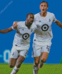 Minnesota United Fc Players Diamond Painting