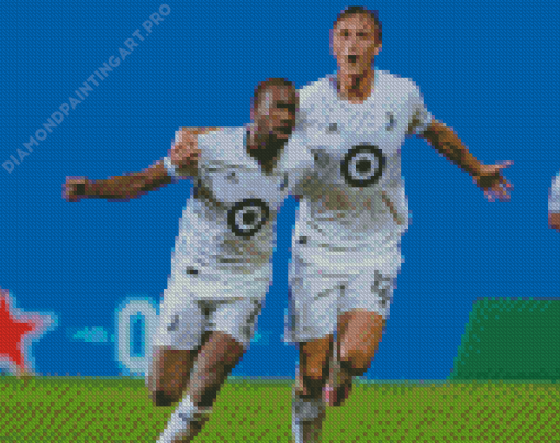 Minnesota United Fc Players Diamond Painting