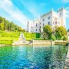 Miramare Castle In Grignano Italy Diamond Painting