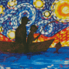 Night Fishing Diamond Painting