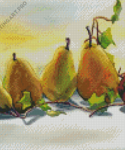 Pears In A Row Diamond Painting