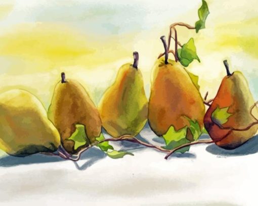 Pears In A Row Diamond Painting