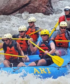 Rafting Team Diamond Painting