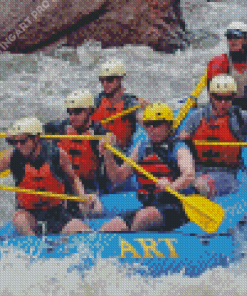 Rafting Team Diamond Painting