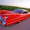 Red Cadillac 1959 Car Diamond Painting