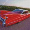 Red Cadillac 1959 Car Diamond Painting