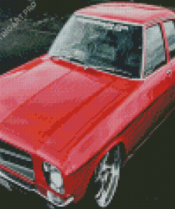 Red Holden HQ Kingswood Diamond Painting