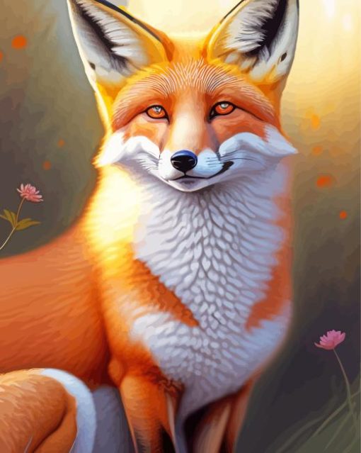 Red Fox Diamond Painting