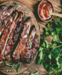 Ribs With Sauce Diamond Painting