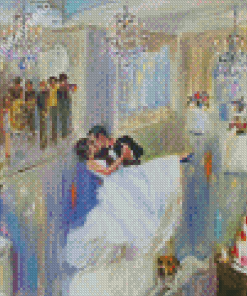 Romantic Marriage Dance Art Diamond Painting